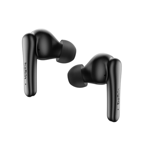 Belkin SoundForm Rhythm noise cancelling wireless earbuds, black
