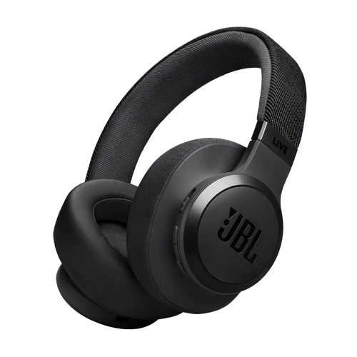 JBL Live 770NC in Black, angled view