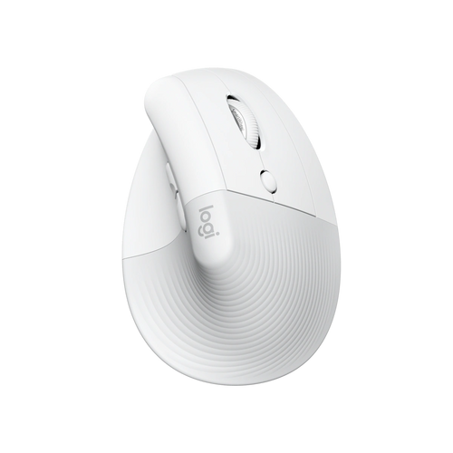 Logitech Lift for Mac vertical ergonomic mouse, off-white