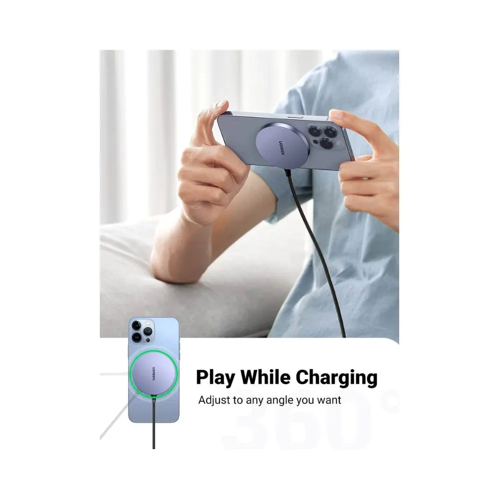 UGreen 15W Magnetic Wireless Qi1 Charger