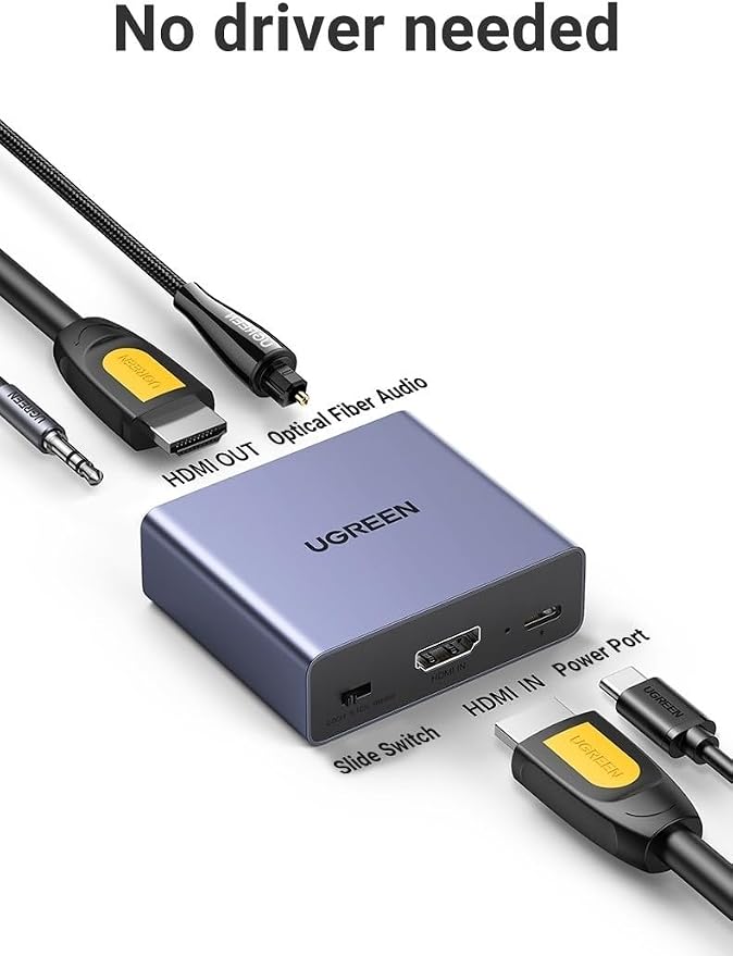 UGreen 60649 HDMI Audio Extractor 4K@30Hz