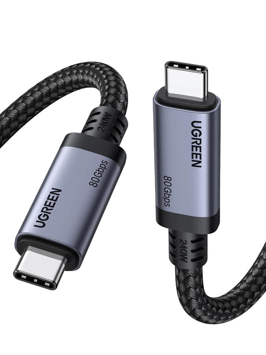 UGreen USB4 Gen 4 USB-C Cable 240W 80Gbps - 1m