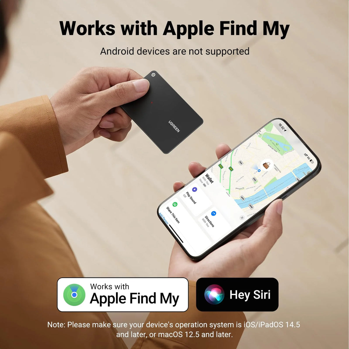 UGreen FineTrack Slim Smart Card Finder - Bluetooth 5.0