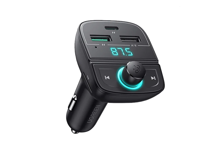 UGreen 3-in-1 Car Bluetooth Charger & FM Transmitter