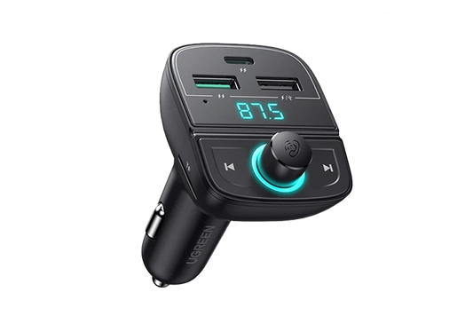 UGreen 3-in-1 Car Bluetooth Charger & FM Transmitter