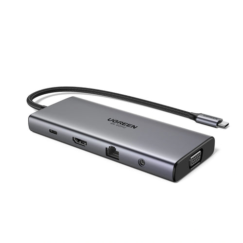 UGreen 45520 11-in-1 USB-C Expansion Hub – Grey