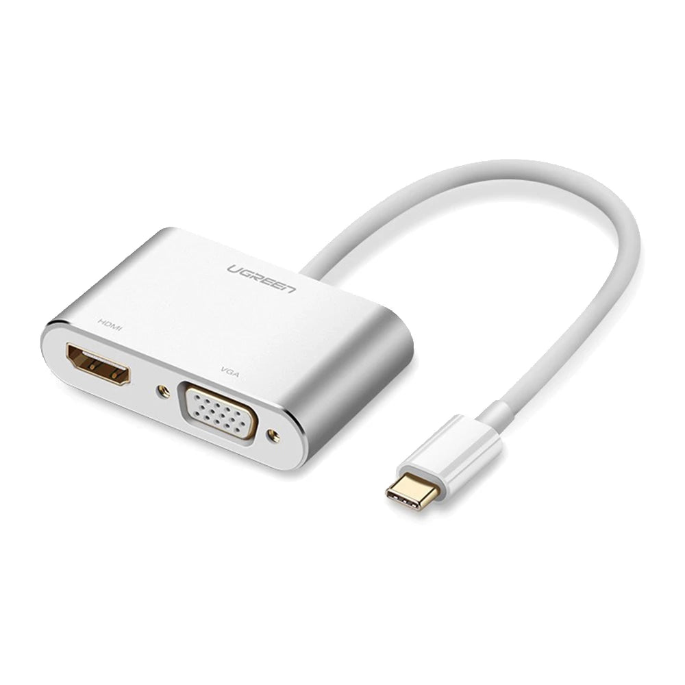 UGREEN USB-C to HDMI 4K & VGA Converter (30843) – 15cm