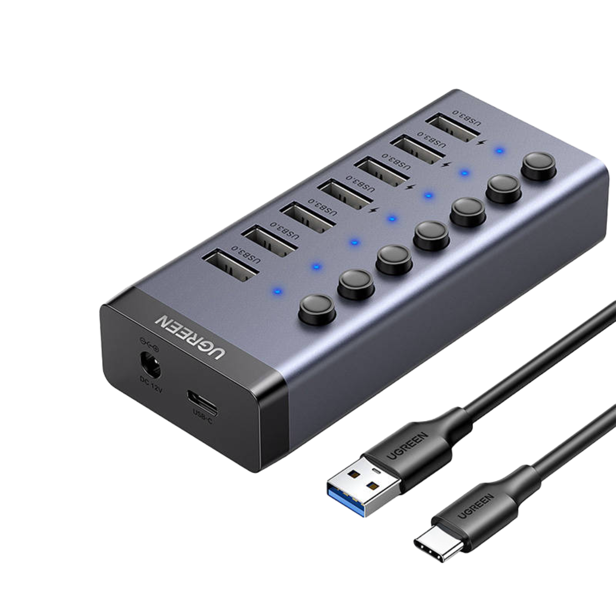 UGreen 7-Port USB 3.0 Hub – 1m Cable
