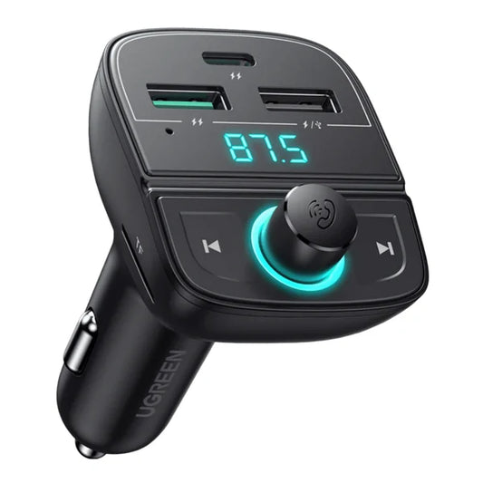 UGREEN 3-in-1 Car Bluetooth Charger & FM Transmitter (80910)