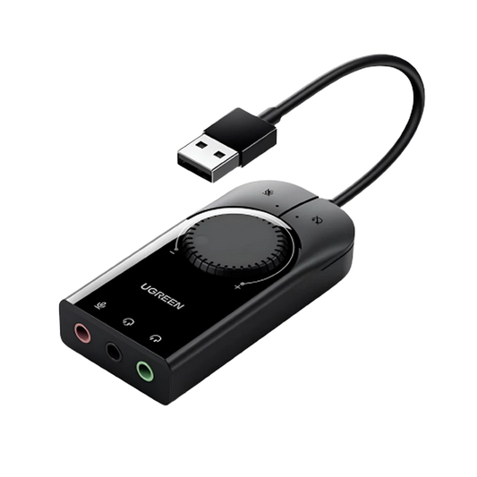 UGREEN USB 7.1 External Sound Card (40964) – 15cm