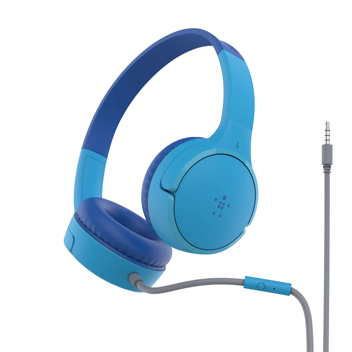 Belkin SoundForm Mini wired kids headphones in blue