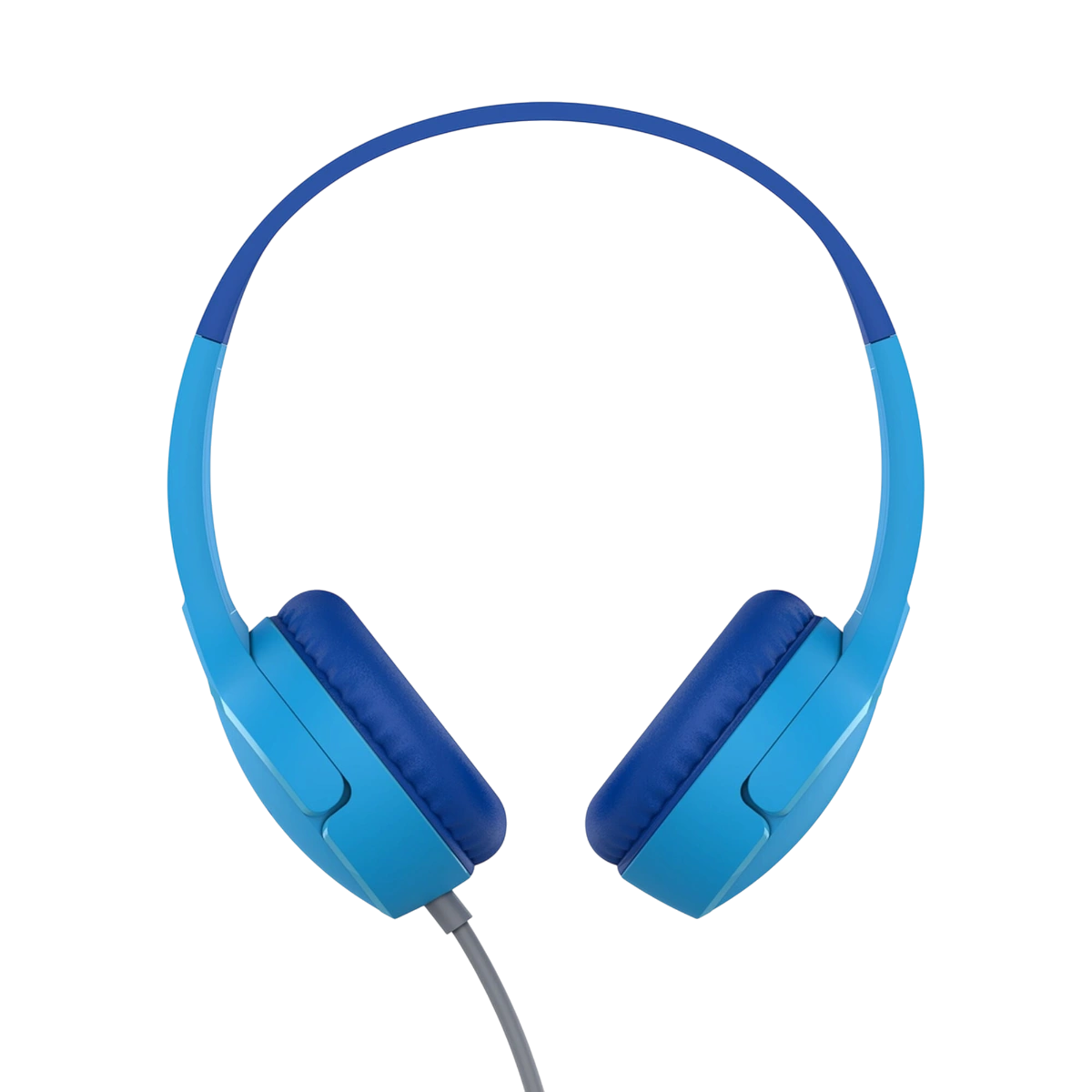 Belkin AUD004 blue kids headphones, front