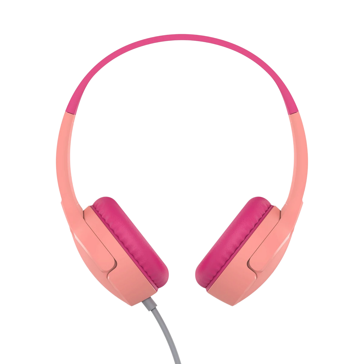 Belkin AUD004 pink kids headphones, front