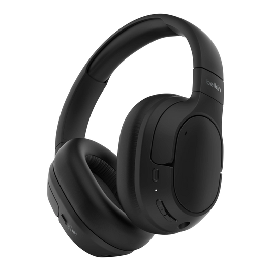 Belkin SoundForm Isolate noise cancelling over-ear headphones in black