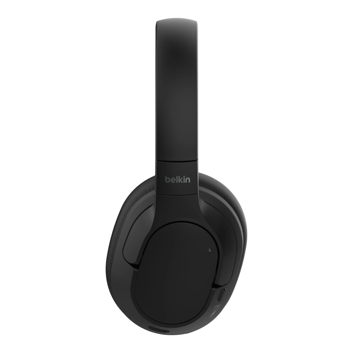Belkin AUD008 headphones side view, black