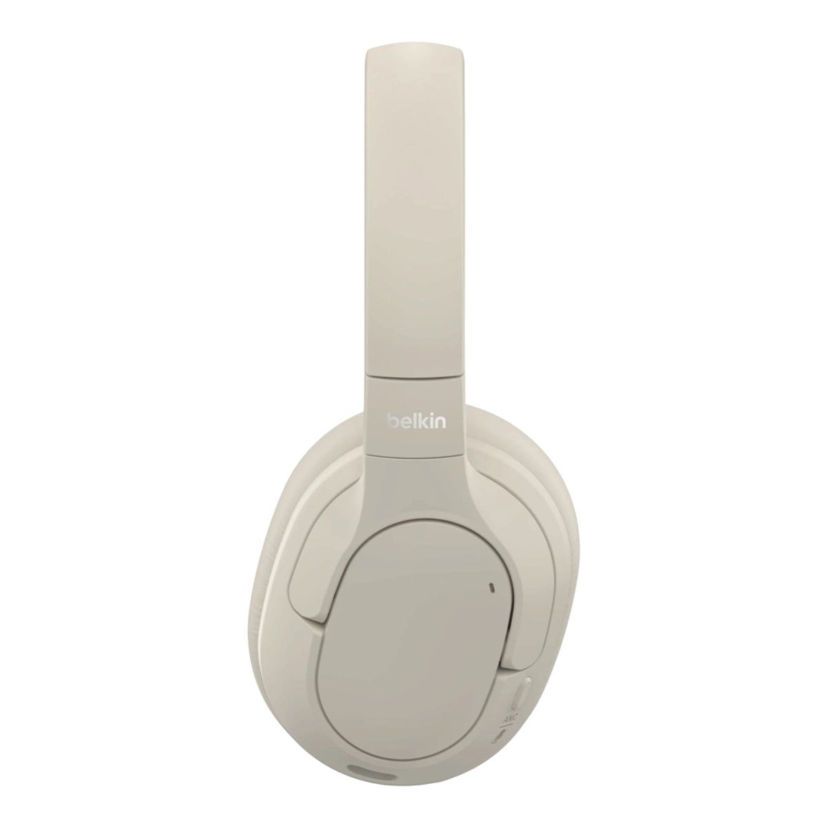 Belkin AUD008 headphones side view, sand