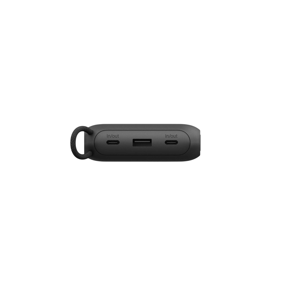 Belkin 20000mAh power bank ports: two USB-C and one USB-A