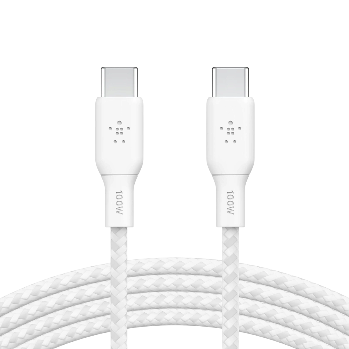 Belkin CAB014 white USB-C cable coiled