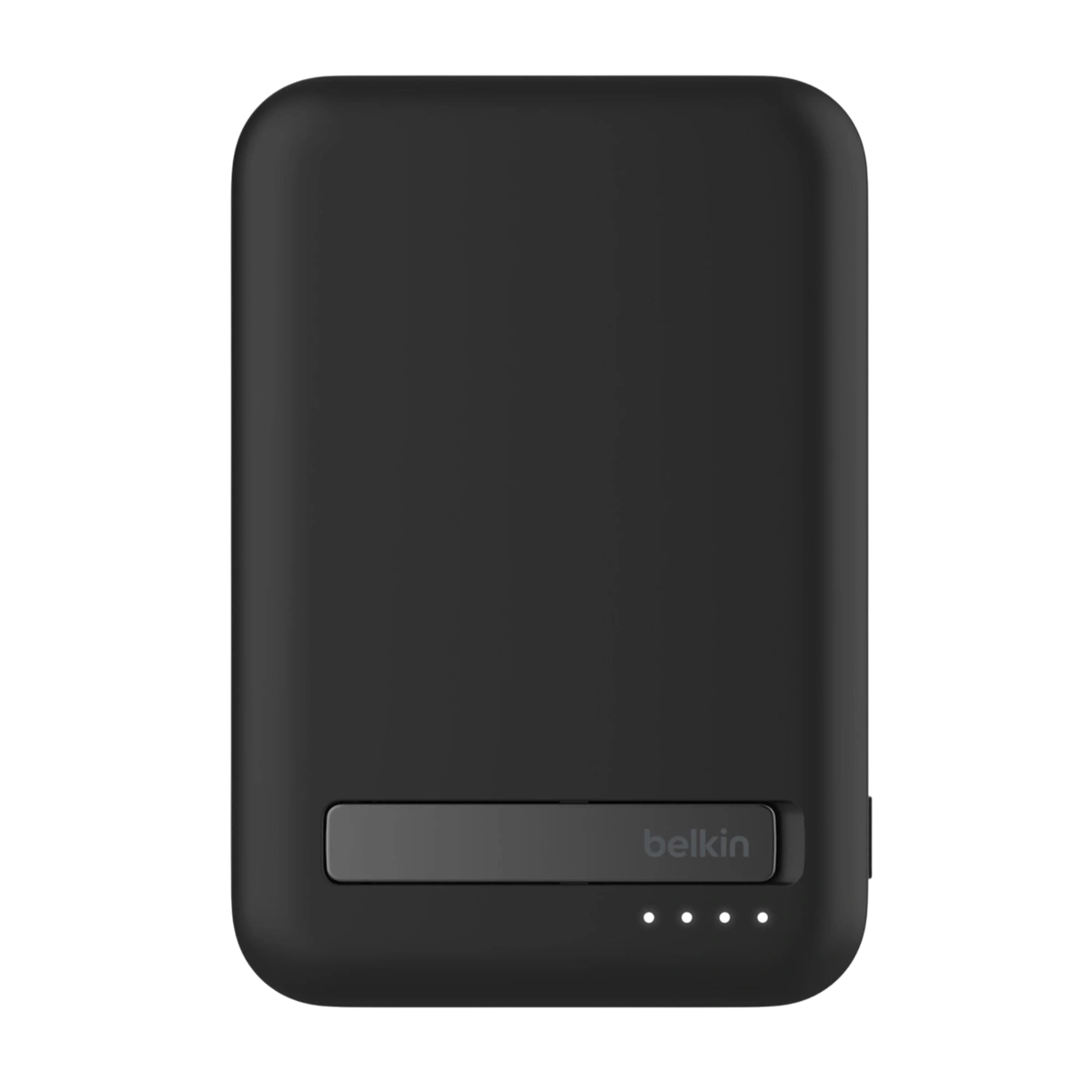 Belkin Qi2 magnetic power bank back with folded kickstand