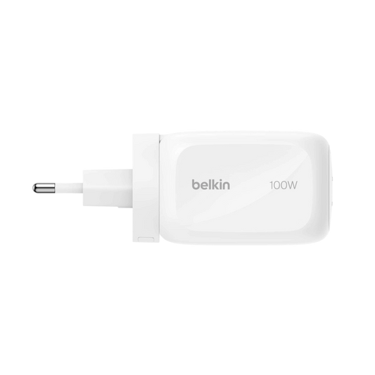 Belkin BoostCharge Pro 100W 3-port GaN charger with EU plug