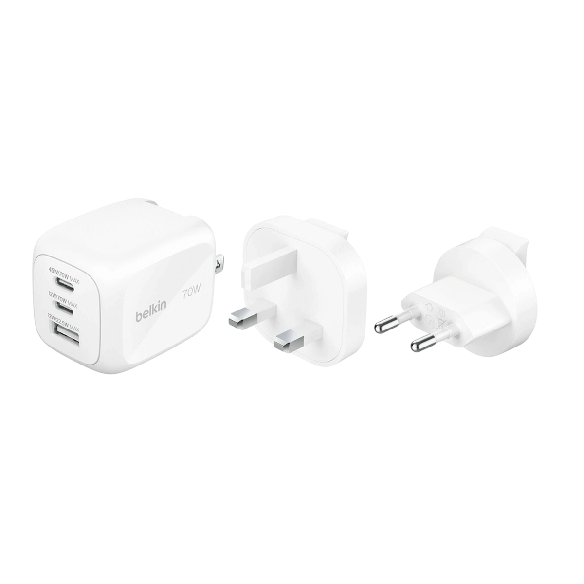 Belkin WCH018 charger with travel plug adapter kit