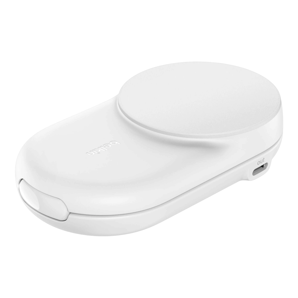 Belkin 2-in-1 magnetic charger folded flat