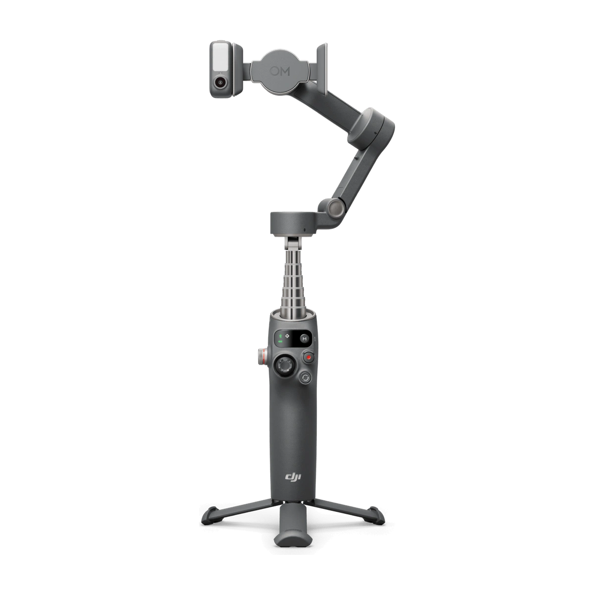 DJI Osmo Mobile 7P, with built-in tripod