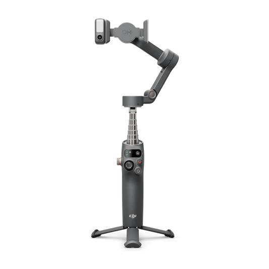 DJI Osmo Mobile 7P, with built-in tripod