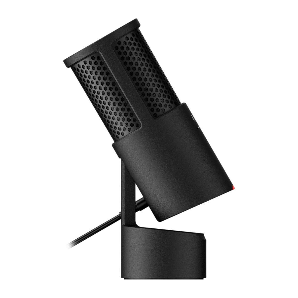 HyperX SoloCast 2 tilted on its stand