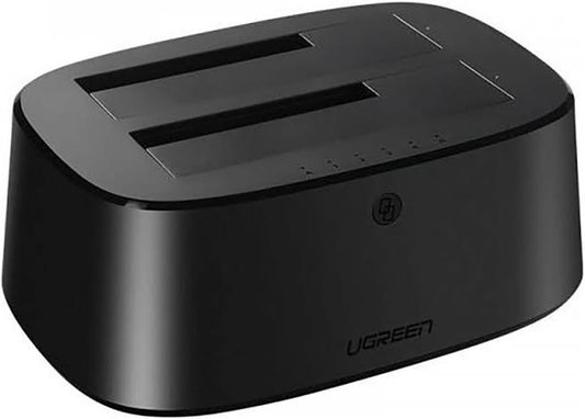 UGreen 50857 CM198 USB 3.0 Dual-Bay SATA HDD/SSD Docking Station & Cloner