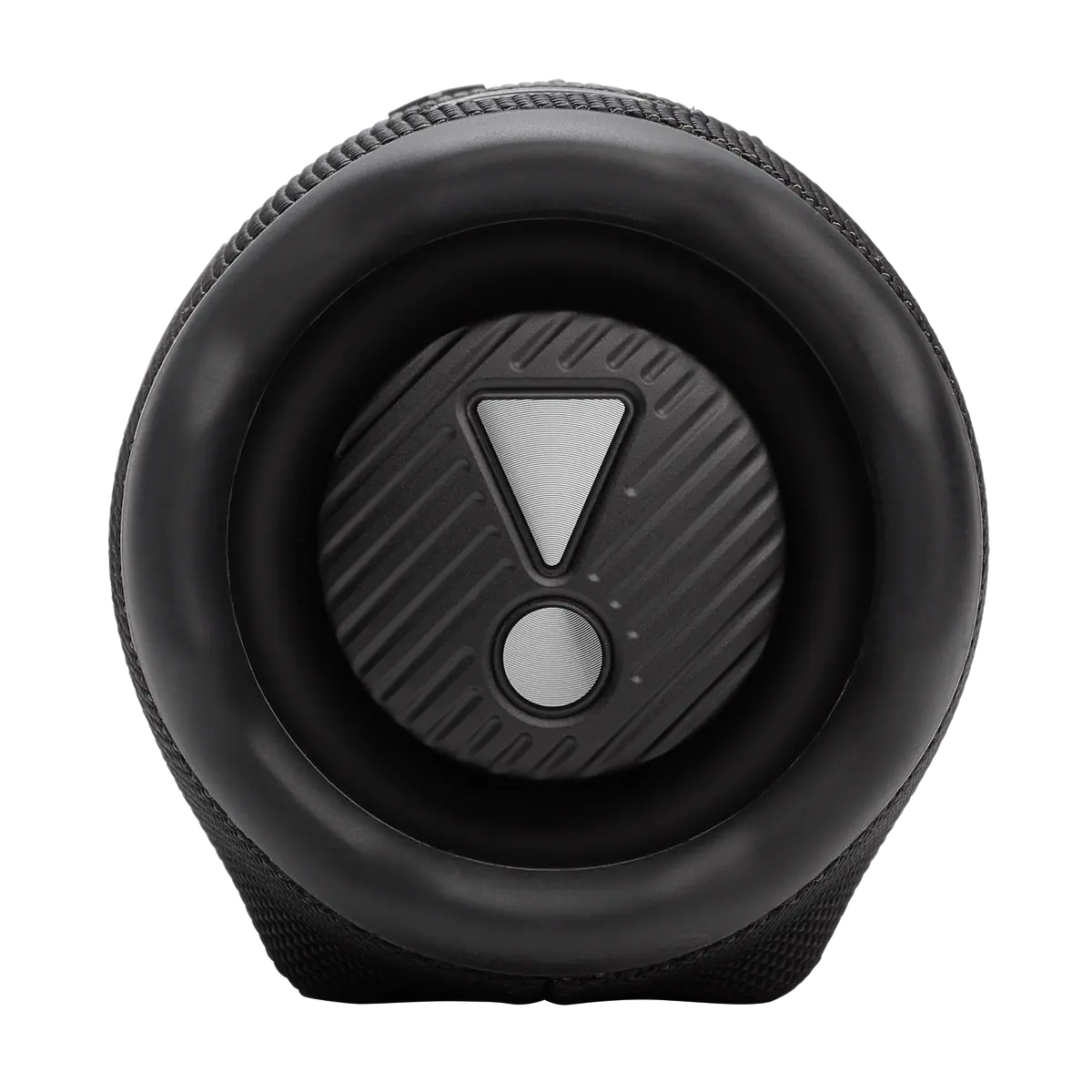 JBL Charge 6 in Black, end view