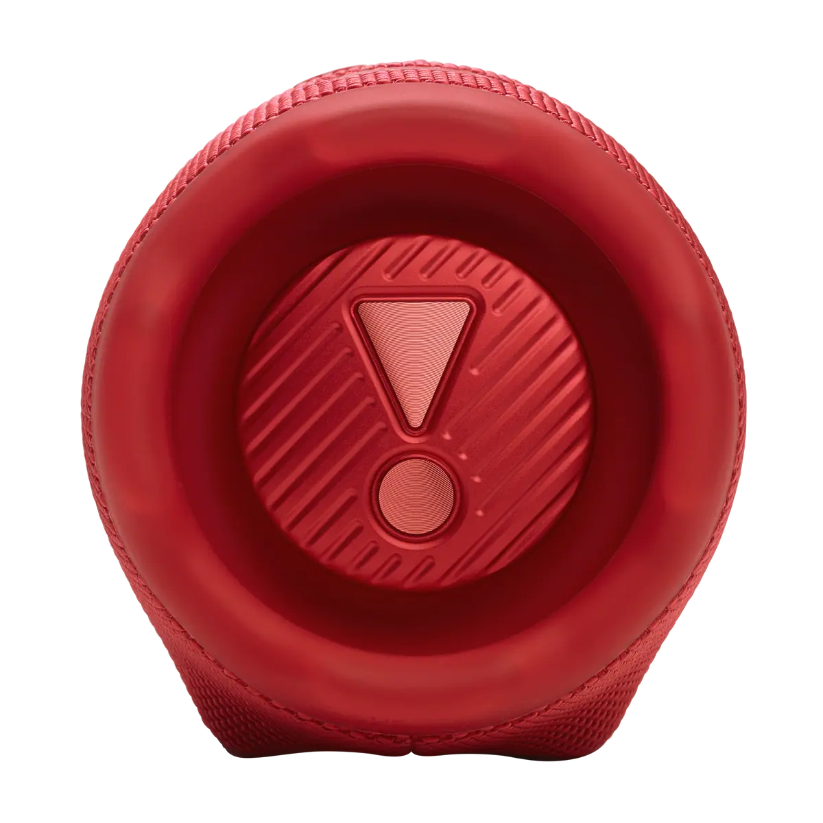 JBL Charge 6 in Red, end view