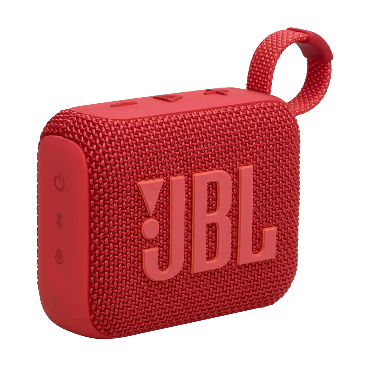 JBL Go 4 in Red, front angle