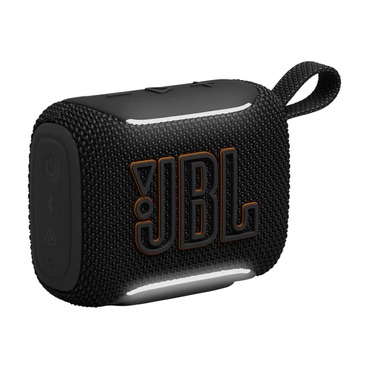 JBL Go 5 in Black, front angle