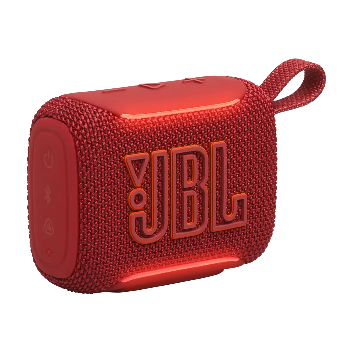 JBL Go 5 in Red, front angle
