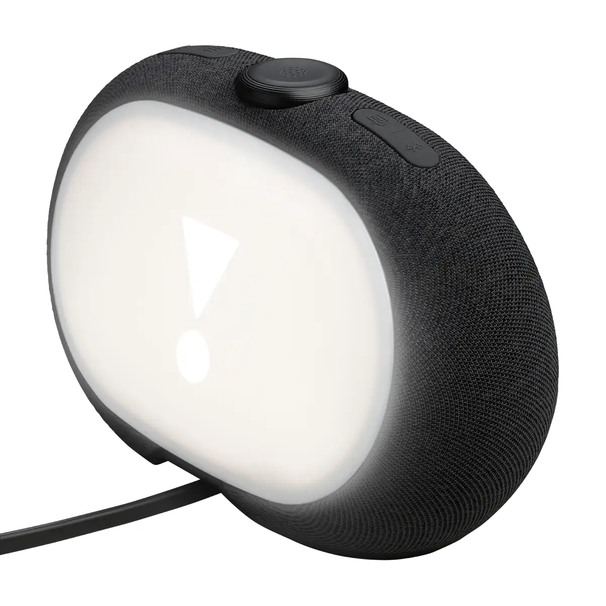 JBL Horizon 3 in Black, with ambient light on