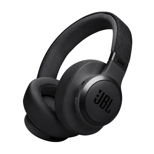 JBL Live 770NC in Black, angled view