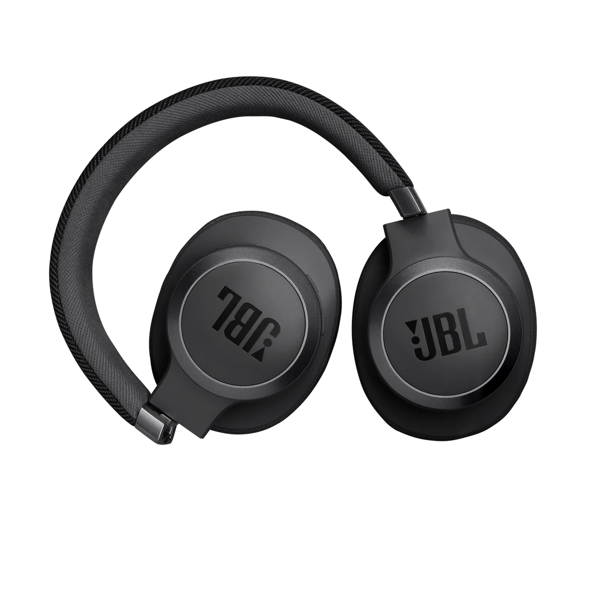 JBL Live 770NC in Black, folded