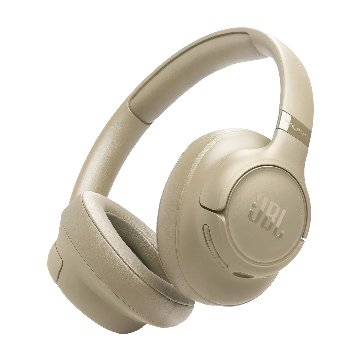JBL Tune 730BT in Beige, angled view