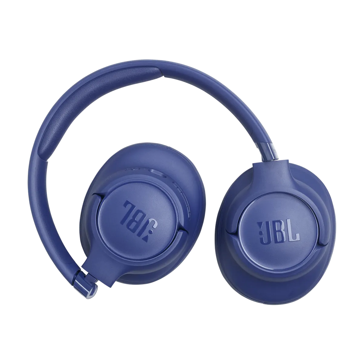 JBL Tune 730BT in Blue, folded