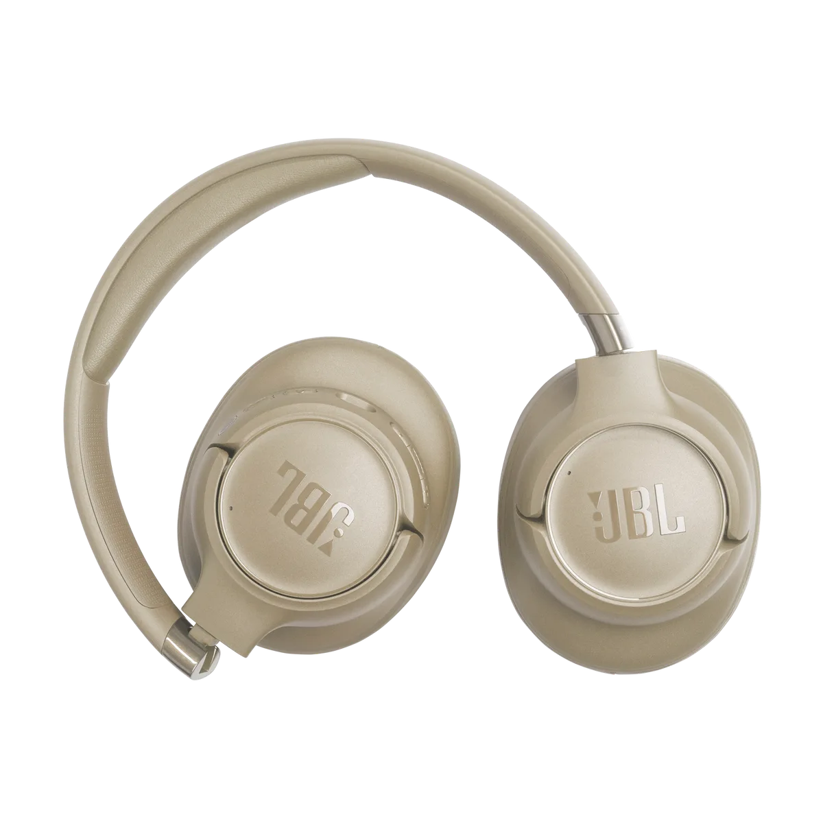 JBL Tune 780NC in Beige, folded