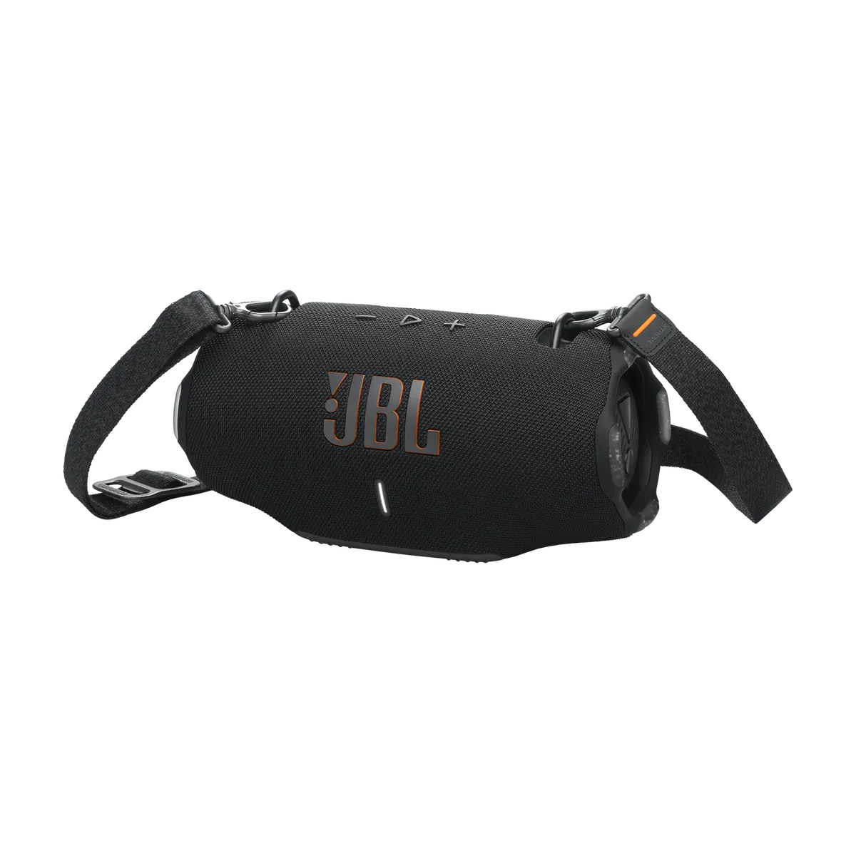 JBL Xtreme 4 in Black, with shoulder strap