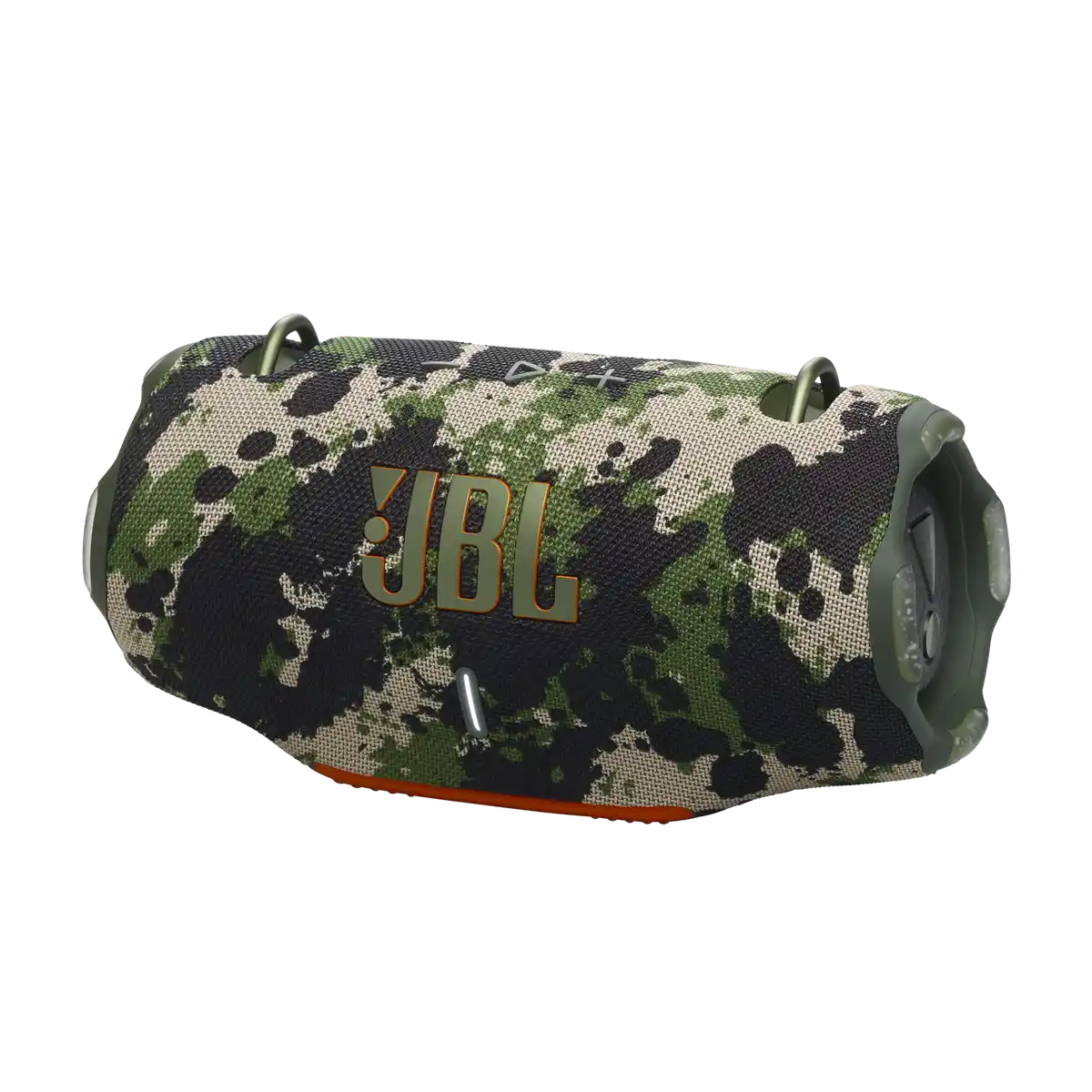 JBL Xtreme 4 in Camo, three-quarter view