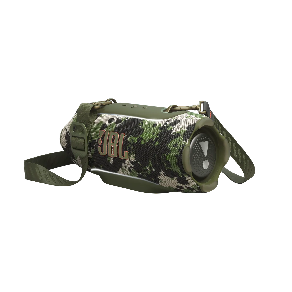 JBL Xtreme 5 in Squad (Camo), three-quarter view