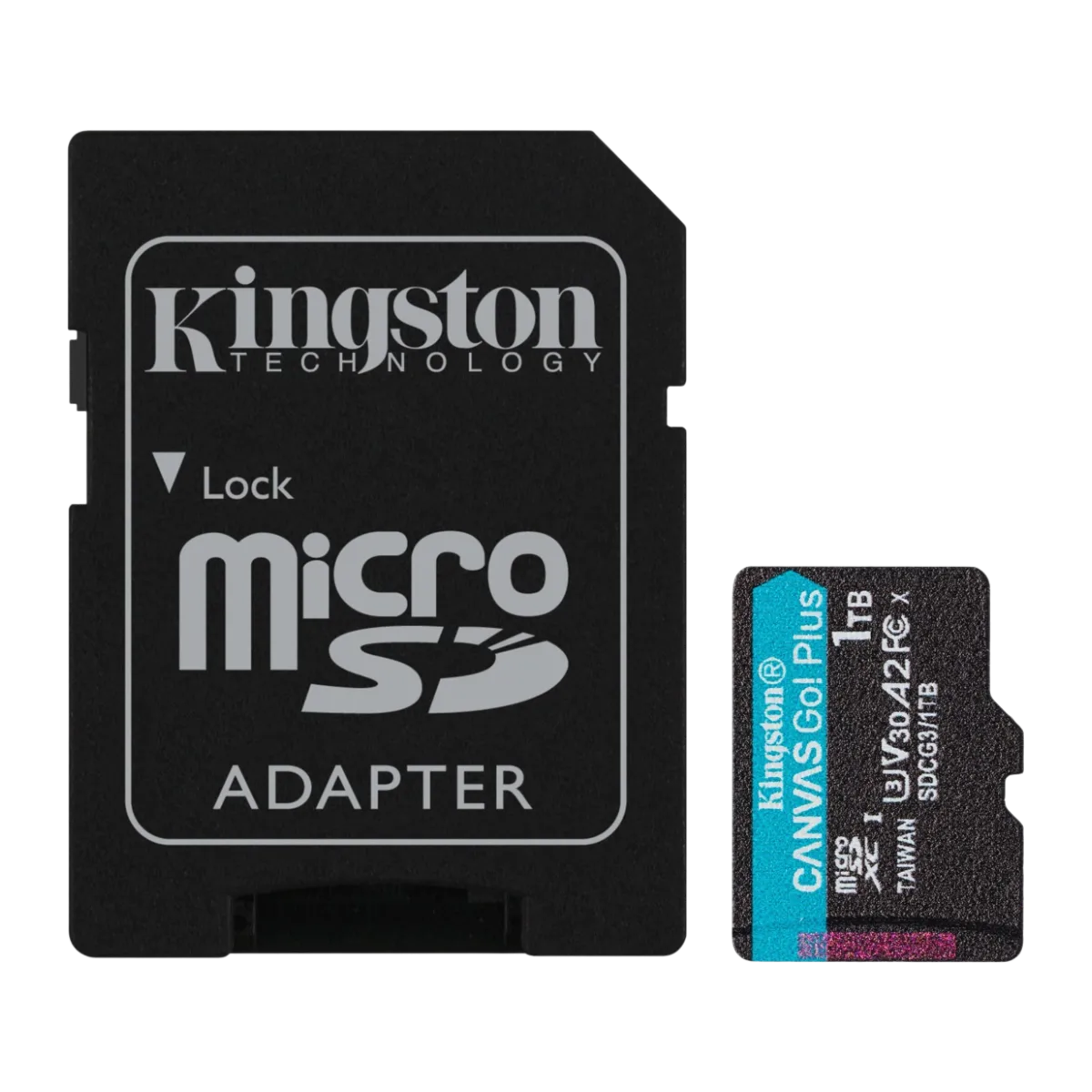 Kingston Canvas Go! Plus microSD 1TB, card with SD adapter