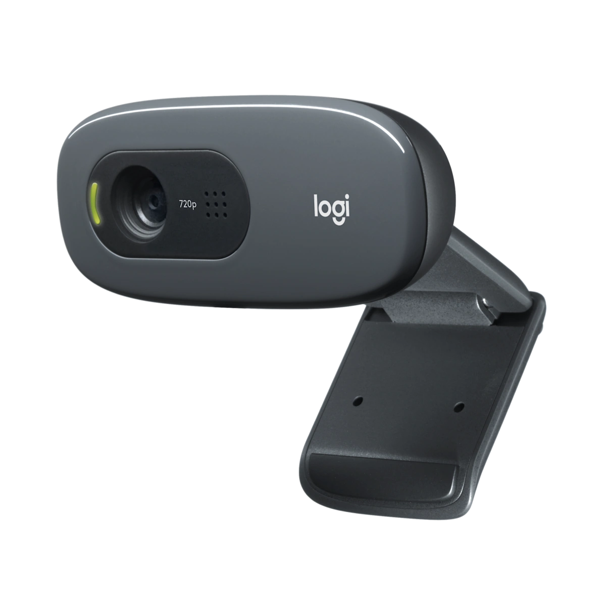 Logitech C270 HD webcam, angled view
