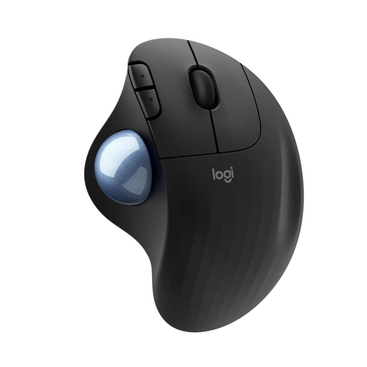 Logitech ERGO M575 wireless trackball, top view