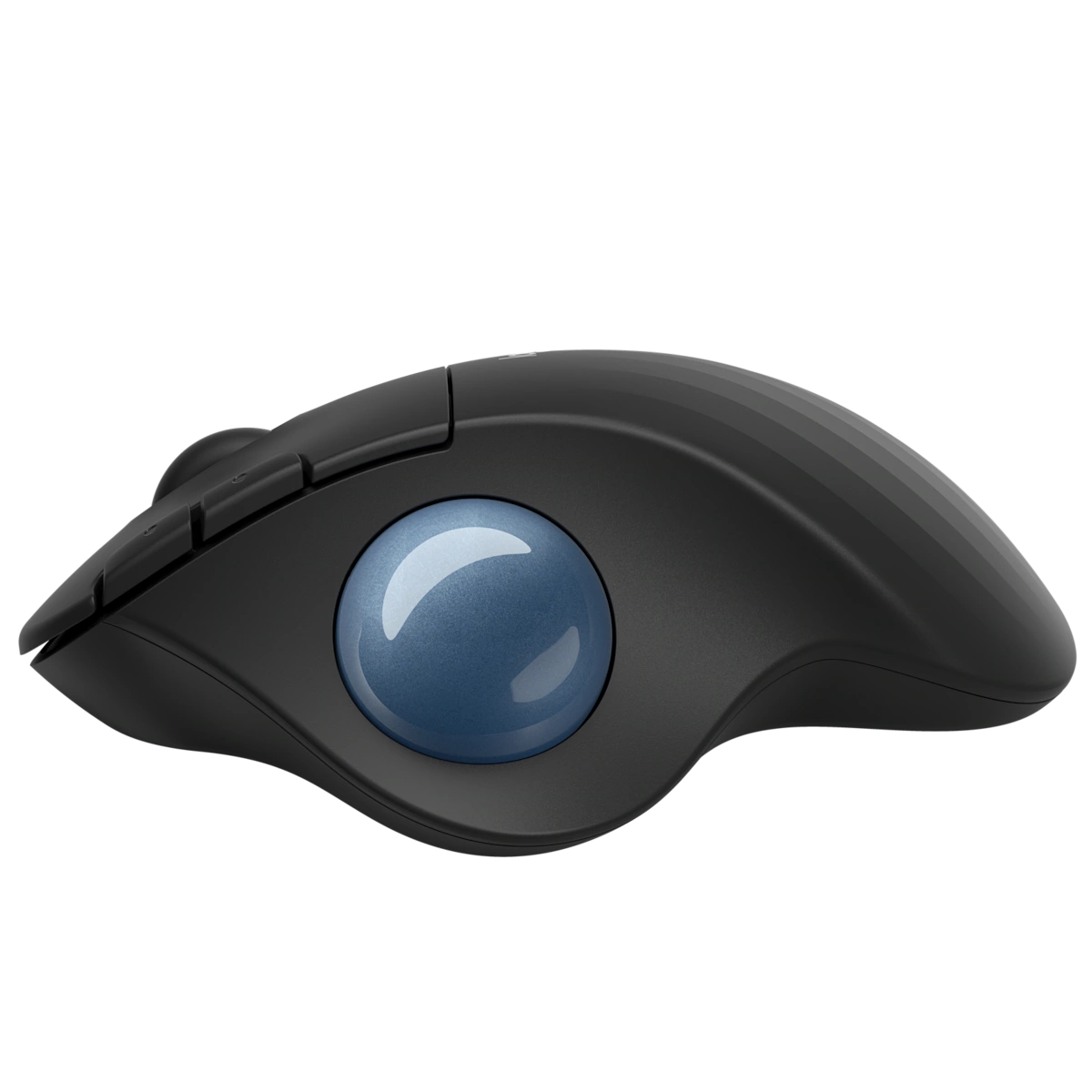Logitech ERGO M575 trackball, side view