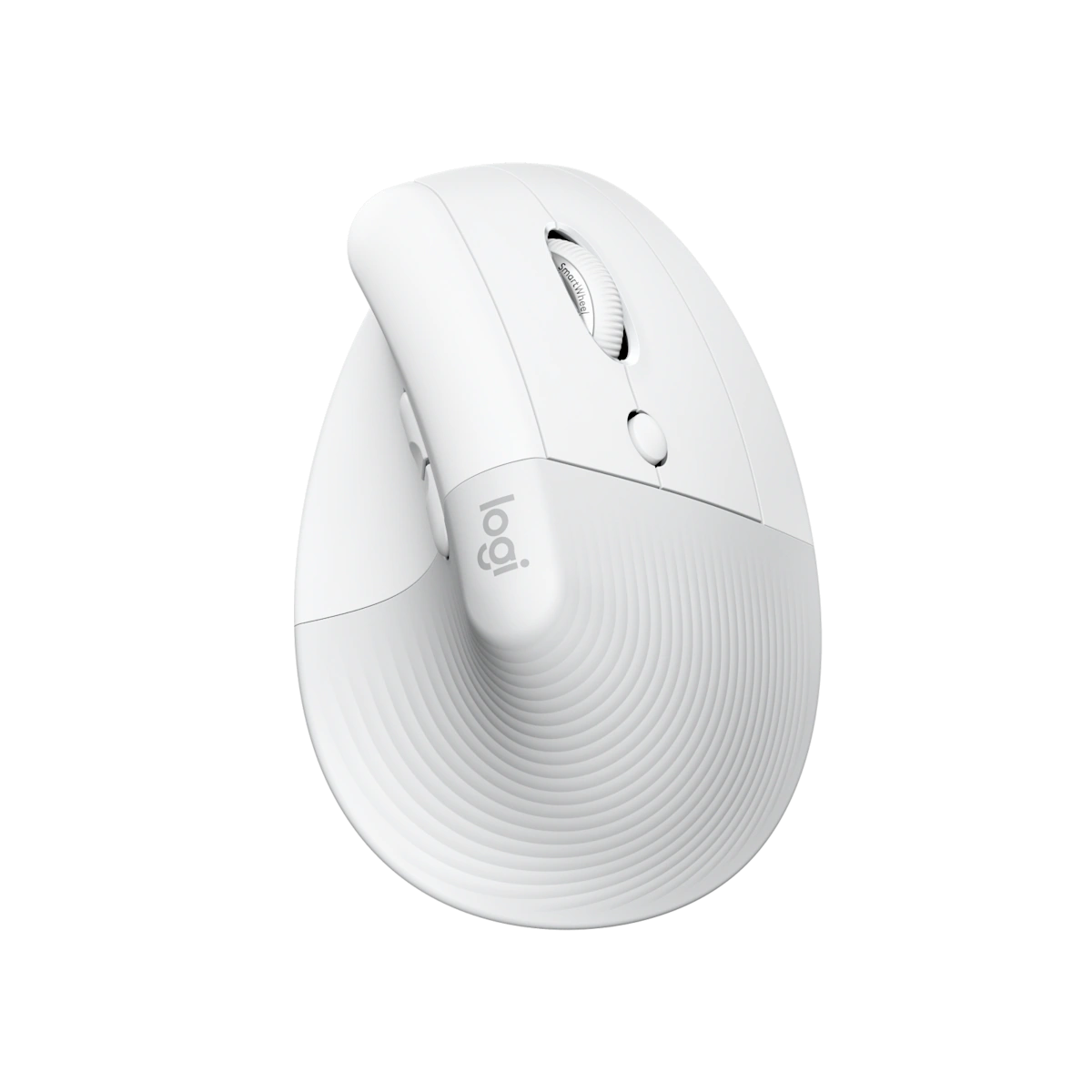 Logitech Lift for Mac vertical ergonomic mouse, off-white