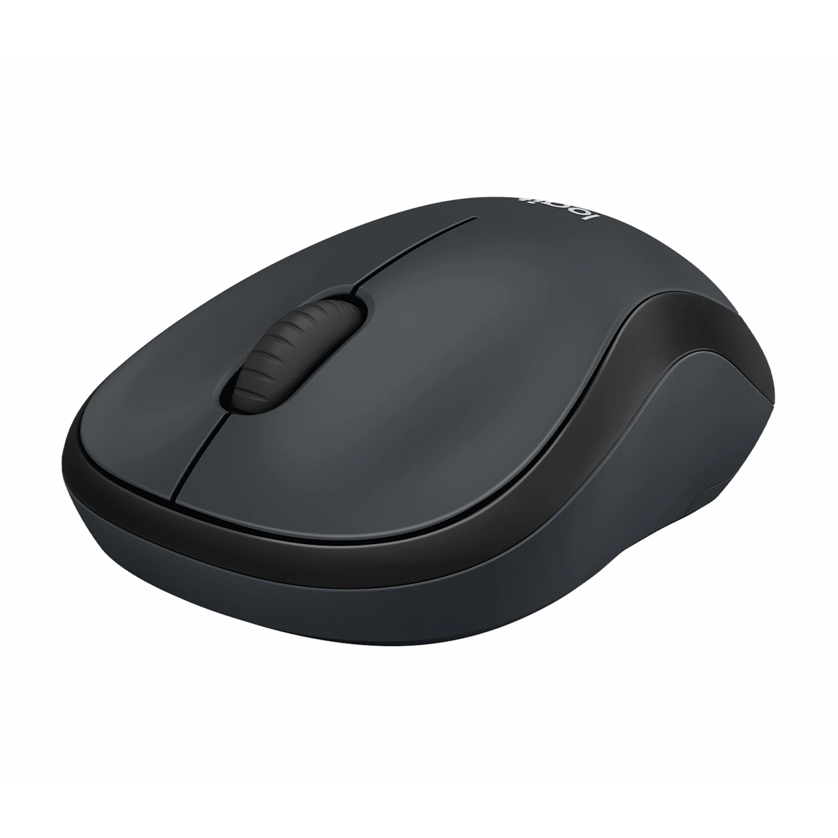 Logitech M220 mouse, side angle